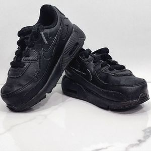 Nike Toddler Air Max 90 Triple Black 7C